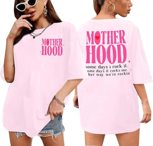 قمصان ماما تي شيرت الأم كبيرة الحجم تي شيرت الأمومة Just A Mom Skeleton Tee Top in Kuwait
