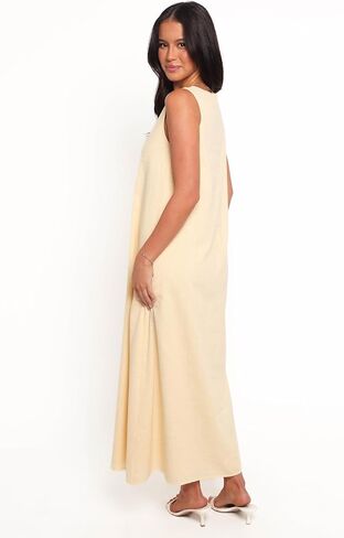 Petal & Pup Women's Lía Maxi Dress - Lemon in Saudi Arabia