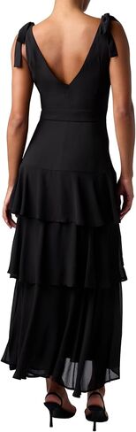 Lulus Arya Tiered Maxi Dress Floral Chiffon Maxi Dress with Tying Straps in Saudi Arabia