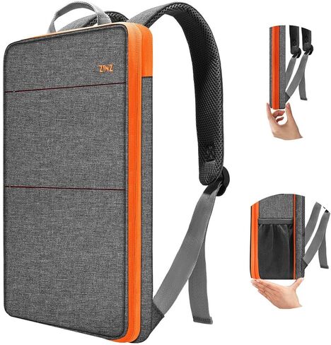 ZINZ Slim & Expandable Laptop Backpack 15 15.6 16 Inch Sleeve, Spill-Resistant Notebooks Bag Case for Most 14-16 Inch MacBooks Surface-Books Dell HP Lenovo Asus Computers,G01OG02 in Kuwait