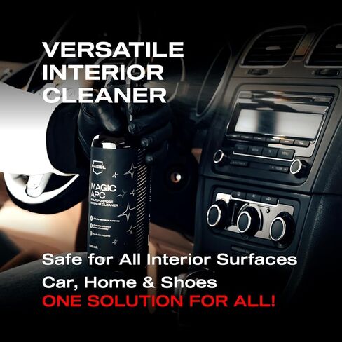 Nasiol Magic APC – All Purpose Cleaner, Ready-to-Use, Versatile Interior Cleaning, Removes Stains, Dirt, Grease, and Oil, Pleasant Fragrance, Just Spray and Wipe, Stain Guard 16.9 fl oz in Kuwait