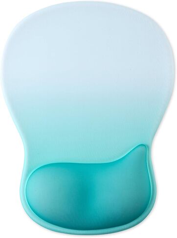 وسادة ماوس جل لمسند المعصم، لوحة ماوس مريحة مع دعم للمعصم، تخفف آلام المعصم، لوحة ماوس للألعاب مع وسادة بتصميم مقعر وقاعدة من البولي يوريثان غير قابلة للانزلاق، للكمبيوتر المحمول في المنزل والمكتب، أرجواني in Kuwait