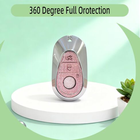 غطاء مفتاح فوب متوافق مع مرسيدس GLC 300 W206 C300 C43 S580 CLE MB EQS EQE350 GLE حافظة حماية من مادة TPU in Kuwait