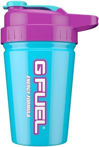 G Fuel Blacked Out Shaker Bottle, Drink Mixer for Pre Workout, Protein Shake, Smoothie Mix, Meal Replacement Shakes, Energy Powder and More, Blender Cup, Portable Safe, BPA Free Plastic - 16 oz in Saudi Arabia