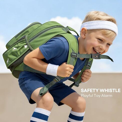 mibasies Toddler Backpacks for Boys 2-4: Quilted Backpack for Preschool Prek Daycare - Cute 12 Inches Bookbag for Little Kids Dinosaur Green in Kuwait