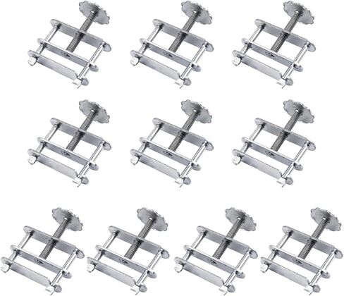 10pcs Waterproof Hose Clamps, Stainless Steel Telescopic Flow Control Tubing Clamps Pipe Clamp Adjustable Screw Clamp Bolt Springs Laboratory Tubing Clip Spring Compressor to Rotate Screw Clamp in Kuwait