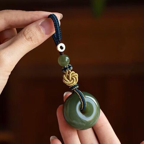 Keychain feng shui Amulet to Attract Wealth and Ensure Safe Passages Continuously Luck charms talisman good luck charms car keychain keychain charms keychain accessories keychain in Kuwait