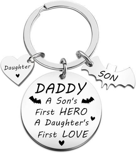 Fathers Day Gift from Kids Fathers Day Gift for Dad from Twins Father Day Gifts Keychain Twin Dad Gifts Daddy Keychain Birthday Thanksgiving in Kuwait