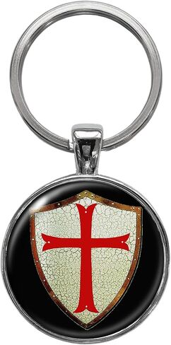 Templar Sheild Cross Keychain in Kuwait