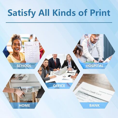 LC203 XL Ink Cartridges Black/Cyan/Magenta/Yellow (5-Pack) Compatible for Brother Printer High Yield - Replacement for Brother MFC-J460DW MFC-J480DW MFC-J485DW MFC-J880DW in Kuwait