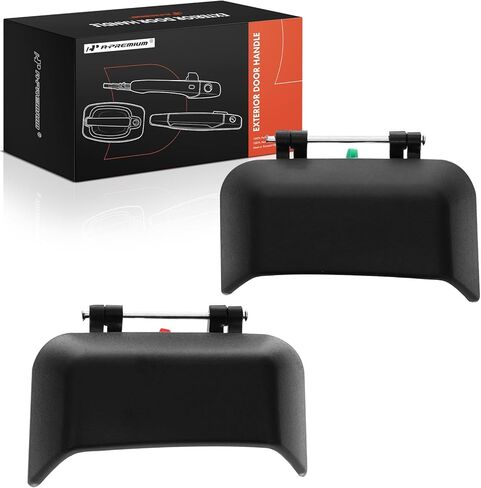 A-Premium Outside Exterior Door Handles Compatible with Jeep Compass 2007-2017, Textured Black, 2-PC Set, Rear Driver and Passenger Side in Saudi Arabia