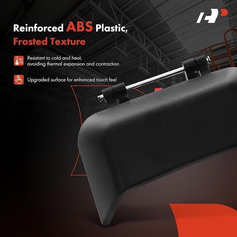 A-Premium Outside Exterior Door Handles Compatible with Jeep Compass 2007-2017, Textured Black, 2-PC Set, Rear Driver and Passenger Side in Saudi Arabia