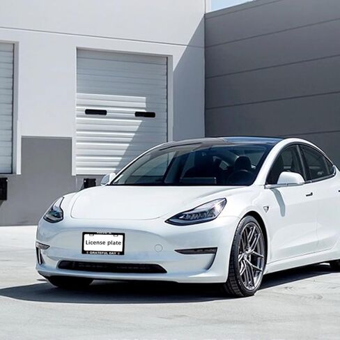 Have A Grateful Day License Plate Frame, Weatherproof Car Accessories 2 Holes with Screw Caps for Men Women 12x6 Inch in Kuwait