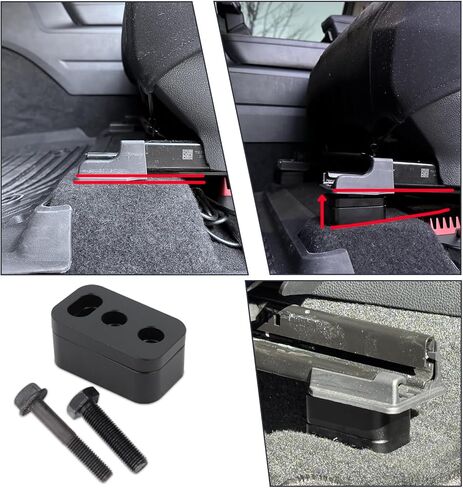 Seat Spacers Recline Lift Kit,Adjustable Front Seat Spacers Rear of Front Blocks Seat Riser Accessories for Toyota Tundra Gen3 2022-2025 in Saudi Arabia