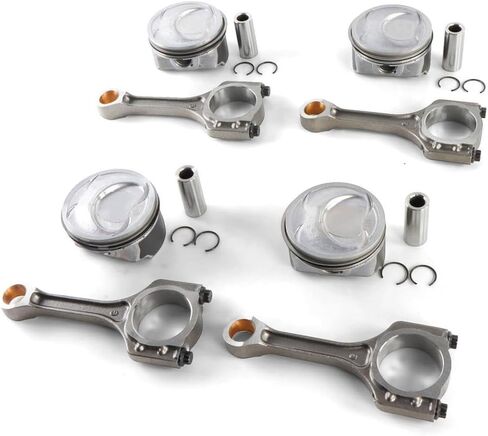 Engine Connecting Rod Piston and Rings Kit STD 23040-2G200 23510-2G500 Compatible with Sonata Optima 2.4L G4KJ in Kuwait