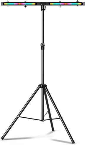 T-Bar DJ Light Stand Heavy Duty Portable Par Can Tripod, Stage Lights Stands Adjustable 35-65 Inch, Suitable for Stages, Bar, Banquet, Party in Kuwait
