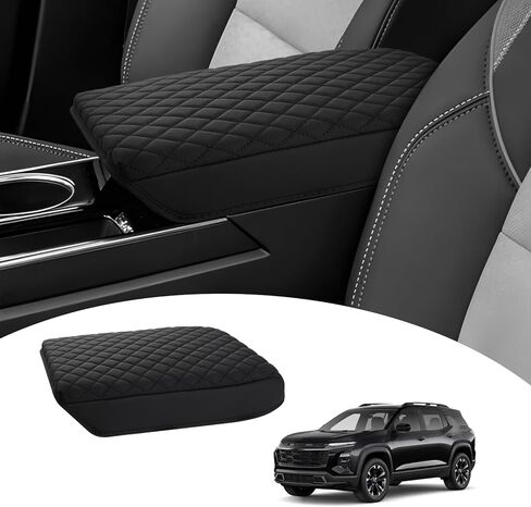 Custom Fit for Center Console Cover 2002-2012 Dodge Ram 1500 2500 3500 Armrest Cushion Pad Cover PU Leather Ram Accessories Anti-Scratch Black in Kuwait