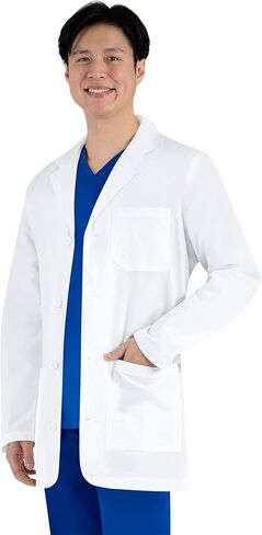 Tru Basic Unisex 31" White Consultation Lab Coat 70102 in Saudi Arabia
