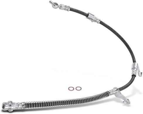 A-Premium Front Passenger Brake Hydraulic Hose Compatible with Kia Models - Amanti 2007 2008 2009 3.8L - Replace# 587323F100 in Saudi Arabia