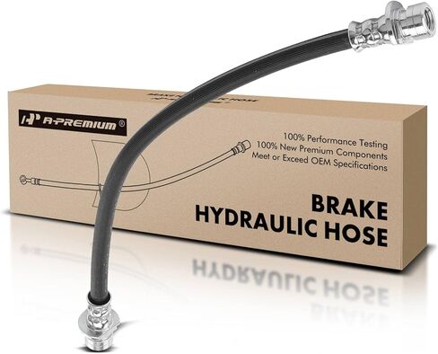 A-Premium Brake Hydraulic Hose Compatible with Select Honda and Dodge Models - Accord 2003-2007 2.4L 3.0L, Fit 2007-2008 1.5L, Grand Caravan 2006 3.3L - Replace# 01466SDAA00 in Saudi Arabia