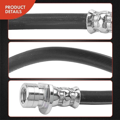 A-Premium Brake Hydraulic Hose Compatible with Select Honda and Dodge Models - Accord 2003-2007 2.4L 3.0L, Fit 2007-2008 1.5L, Grand Caravan 2006 3.3L - Replace# 01466SDAA00 in Saudi Arabia