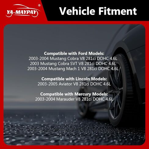 Engine Timing Chain Kit W/Guide & Tensioner & Sprocket [fits DOHC,V8 4.6L] Compatible with Lincoln Aviator,Compatible with Ford Mustang Cobra Mach Cobra SVT,Compatible with Mercury Marauder in Kuwait