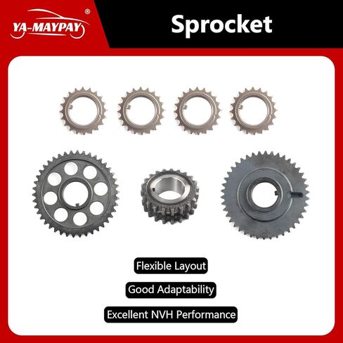 Engine Timing Chain Kit W/Guide & Tensioner & Sprocket [fits DOHC,V8 4.6L] Compatible with Lincoln Aviator,Compatible with Ford Mustang Cobra Mach Cobra SVT,Compatible with Mercury Marauder in Kuwait