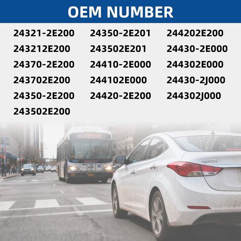 24321-2E200 مجموعة سلسلة توقيت المحرك مع تروس CVVT المتوافقة مع Hyundai Elantra/Elantra GT/Tucson/Kia Forte5 / Forte Koup/Soul 2.0L L4 G4NC المحرك 2014-2016 يستبدل 24350-2E200 24370-2E200 in Kuwait
