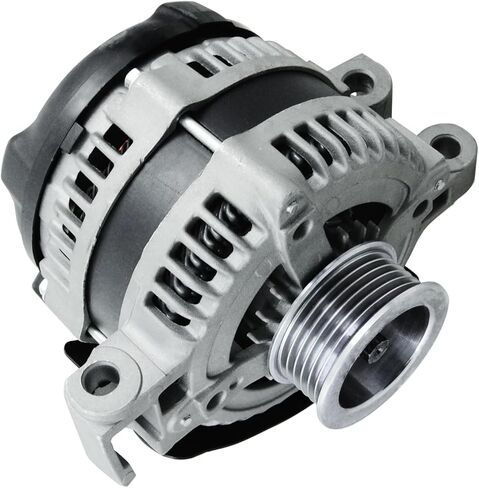Detroit Axle - Alternator for 2004 2005 2006 2007 2008 2009 Cadillac SRX 2005-2011 STS [150A/12V, CW Rotation, 6 Groove Pulley], Alternator with Pulley Replacement in Saudi Arabia