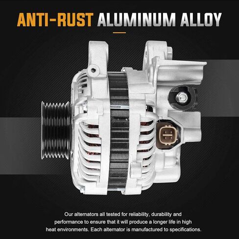 New Alternator for Honda Civic 1.8L 2006 2007 2008 2011, Civic (MFI) 2009 2010 Replace# AMT0187 A2TC1391 31100-RNA-A01 31100-RNA-A012-M2 AHGA67 400-48050 11176 A2TC1391 in Saudi Arabia