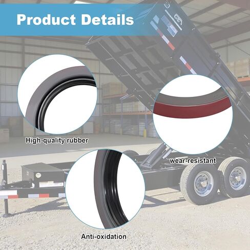 4PCS Oil Seal Bearing 010-056-00, ID 3.125" x OD 4.5", Compatible With Dexter 10K/12K/15K, AL-KO 10K-16K, Rockwell 12K-16K Trailer Axles, Replace 568217 091023 Oil Seals in Kuwait