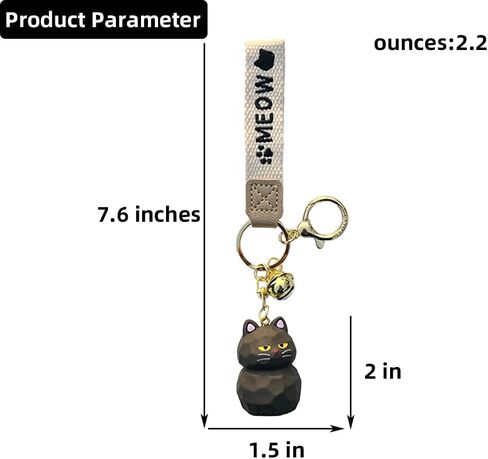 Men Women Cute Kawaii Different Posture Wood Carving Feeling Lucky Cat Kitty Keychain Keyring Key Chain Key Ring in Saudi Arabia