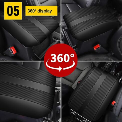 AOMSAZTO Console Covers for 2020-2022 Ford Explorer Armrest Covers for Ford Explorer Blak with Carbon Fiber in Saudi Arabia
