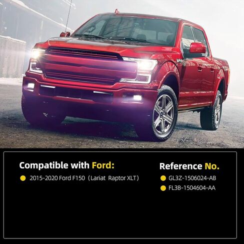 غطاء وحدة التحكم المركزية Dasbecan متوافق مع 2015-2020 Ford F150 Lariat Raptor XLT غطاء مسند ذراع وحدة التحكم المركزية الأمامية باللون الأسود مع استبدال زنبركي مفصلي GL3Z-1506024-AB FL3B-1504604-AA in Saudi Arabia