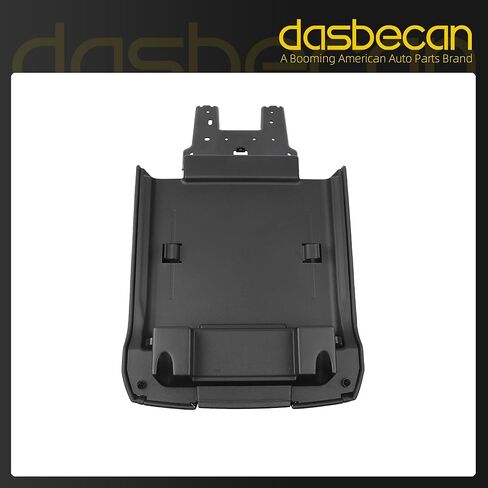 غطاء وحدة التحكم المركزية Dasbecan متوافق مع 2015-2020 Ford F150 Lariat Raptor XLT غطاء مسند ذراع وحدة التحكم المركزية الأمامية باللون الأسود مع استبدال زنبركي مفصلي GL3Z-1506024-AB FL3B-1504604-AA in Saudi Arabia