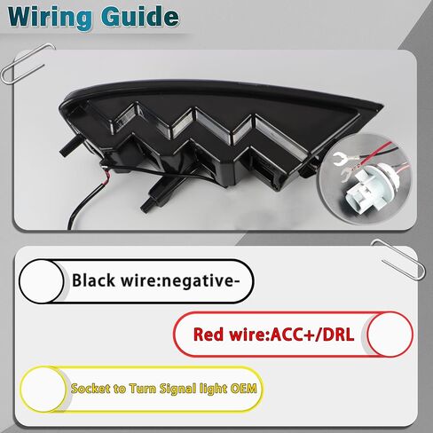 مجموعة مصابيح الضباب الأمامية LED لسيارة Toyota 4Runner 2003 2004 2005 Switchback White Daytime Running Light Amber Turn Signal Lamps Accessories، قطعتان｜ استبدال OEM: 81220-35040، 81210-35060 in Saudi Arabia