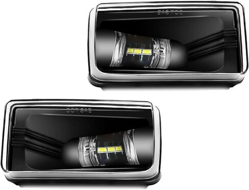 LED Fog Lights Assembly For 2008-2014 Chevy Silverado,2007-2011 Avalanche,2007-2014 Suburban Tahoe GMC Sierra Yukon,Off-Road Driving Foglamps Truck Owners Replacement Parts in Saudi Arabia