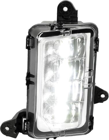 KUAFU Left LED Fog Light Compatible with 2019-2023 GMC Sierra 1500 Denali Replacement for 84513246 Bumper Driving LED Fog Lamp Driver Side Clear Lens in Saudi Arabia