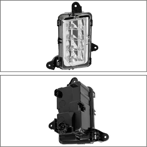 KUAFU Left LED Fog Light Compatible with 2019-2023 GMC Sierra 1500 Denali Replacement for 84513246 Bumper Driving LED Fog Lamp Driver Side Clear Lens in Saudi Arabia