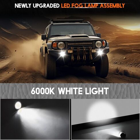 Fog Light Bulb 3.5 Inch Pair LED Front Bumper Fog Driving Lamp Light For Honda CR-V CRV 2012 2013 2014,6000k,Pack of 2 in Kuwait