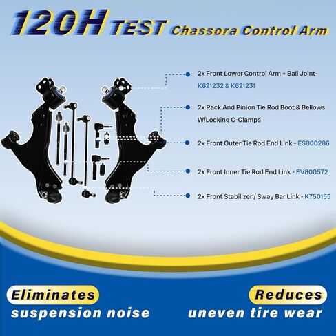 10 قطع من ذراع التحكم الأمامي السفلي Sway Bar End Link لـ Buick 2009-2013 Enclave، لشفروليه TRAVERSE09-17، لـ GMC 07-16 Acadia، 2017 Acadia Limited، لـ Saturn 07-10 Outlook K621231 K621232 in Kuwait