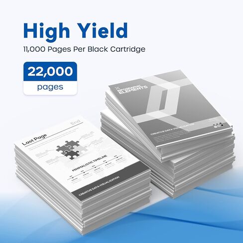 TN920XXL Black Toner Cartridges Replacement for TN920XXL TN920XL TN920 Compatible with Brother HL-L6210DW HL-L6210DWT HL-L5210DW HL-L5210DWT MFC-L6810DW HL-L6310DW HL-L6415DWT Printers (2 Black) in Kuwait