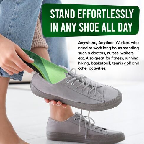 XSTANCE Insoles 2.0 with Fast Relief Foot Cream Bundle, Comfort Support Package | S | Men’s 6-7.5 / Women’s 7-8.5 in Saudi Arabia