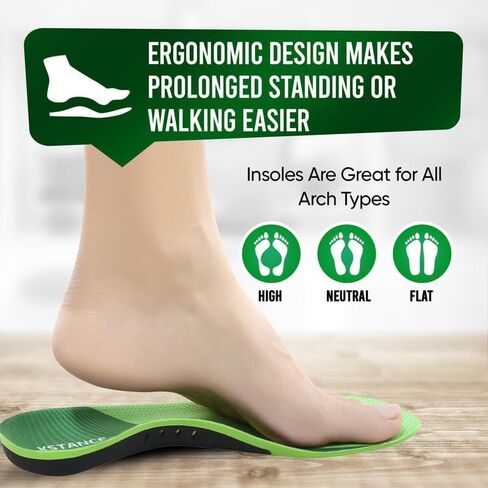 XSTANCE Insoles 2.0 with Fast Relief Foot Cream Bundle, Comfort Support Package | S | Men’s 6-7.5 / Women’s 7-8.5 in Saudi Arabia