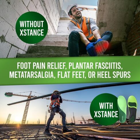 XSTANCE Insoles 2.0 with Fast Relief Foot Cream Bundle, Comfort Support Package | S | Men’s 6-7.5 / Women’s 7-8.5 in Saudi Arabia