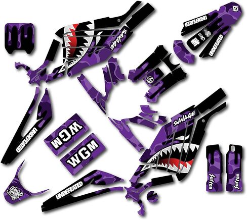 Purple Camo Savage Racing Graphic kit fit Sur-Ron Light Bee All Years Surron in Kuwait