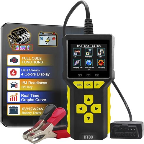 AT300 Car Code Reader, OBD2 Car Code Scanner Check Engine Light Fault Code Reader Scanner CAN Diagnostic Tool for All OBDII Protocol Cars,Cranking Test in Saudi Arabia