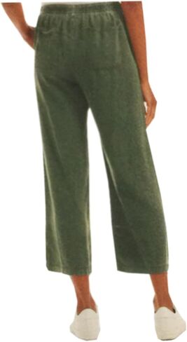 Splendid Women's Linen Blend Cropped Wide Leg Drawstring Pant in Saudi Arabia