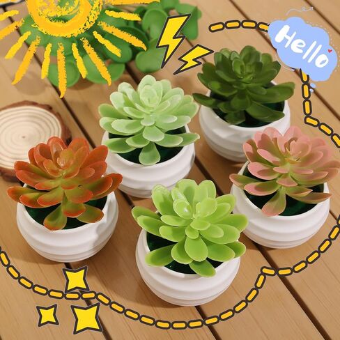 1Pcs Artificial Aloe Succulents Plants Pots Green Fake Plants Home Garden Office Table Potted Decoration,7x7x4.5cm (Pink) in Saudi Arabia