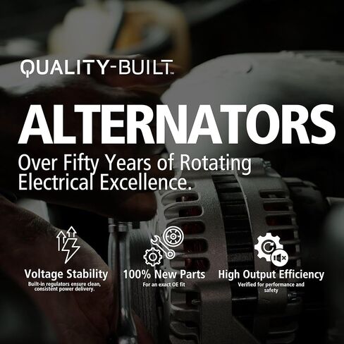 QUALITY-BUILT Premium New Alternator 10170N - OE Compatible with Select 2013-2023 Buick/Cadillac/Chevrolet (ATS,Blazer,Camaro,Colorado,CTS,Impala,Malibu,Malibu Limited,Regal) in Kuwait